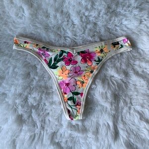 VS PINK floral thong